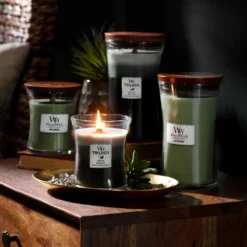 WoodWick küünal Medium klaasis