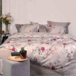Decoflux Blossom Almond/Flowers-Kiss  voodipesu 150x210cm